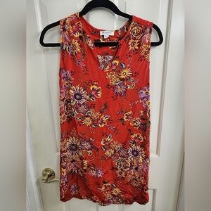 beachlunchlounge Red Floral Dress